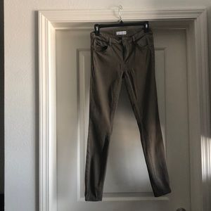 Loft green petite “legging” skinny pants